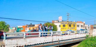 Yankel Benítez supervisa niveles de ríos y drenes de Morelia