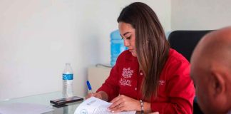 Moni Valdez sigue cumpliendo al campo zacapense: Firman convenio para limpieza de los drenes Ángulo y Naranja