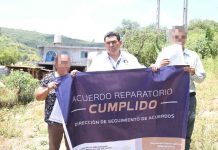 En Tarímbaro, celebra CMASC acuerdo reparatorio y restituye inmueble a su legítimo propietario, víctima de despojo
