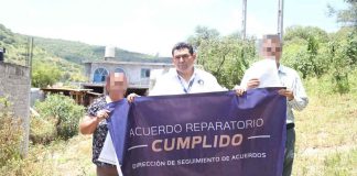 En Tarímbaro, celebra CMASC acuerdo reparatorio y restituye inmueble a su legítimo propietario, víctima de despojo