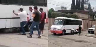 #VIDEO | A camión viejo Ruta Alberca se le desprende el tanque de gas, en Morelia