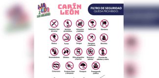 Conoce la lista de objetos que no podrás ingresar al concierto de Carín León
