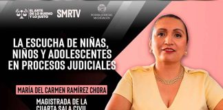 Magistrada Carmen Ramírez Chora destaca la importancia de escuchar a niñas, niños y adolescentes en procesos judiciales