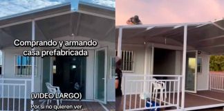 #VIDEO | Joven mexicana compra una casa prefabricada en la plataforma china Alibaba