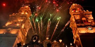 Encendido de catedral ha pasado de 3 a 7 mil visitantes por fin de semana durante verano