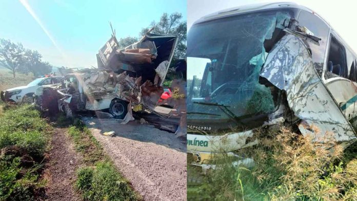 choque-camioneta-autobus-morelia-maravatio