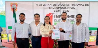 Churumuco rinde cuentas con transparencia y compromiso social: Octavio Ocampo respalda informe de Judith Chino