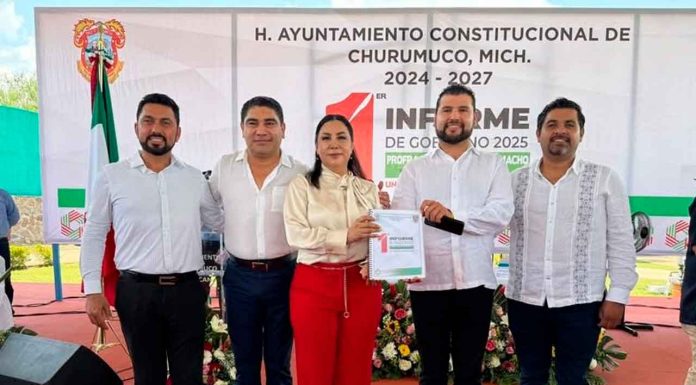 Churumuco rinde cuentas con transparencia y compromiso social: Octavio Ocampo respalda informe de Judith Chino