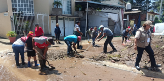 SSM despliega personal sanitario por inundaciones en Tuxpan
