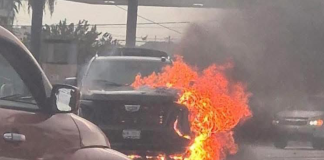 #VIDEOS | Asesinan a delegado de la FGR en Tamaulipas; su camioneta explotó tras ataque