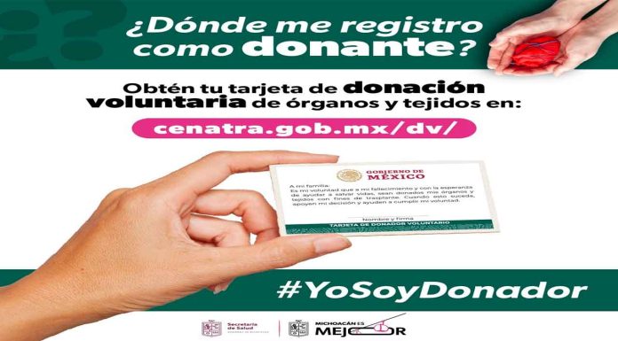 SSM invita a la población a concientizarse sobre la donación de órganos