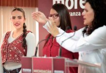 Giulianna Bugarini: “Michoacán se organiza para defender la Cuarta Transformación”