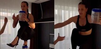 #VIEDO || Influencer rusa se fractura la columna al intentar reto viral en tacones