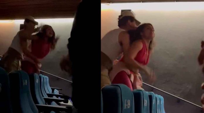 #VIDEO | Surge ‘Lady Cineteca’, joven agrede a personas que le reclamaron por no dejar de hablar durante una película
