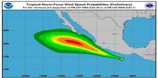 Ivo se intensifica a medida que hace su aproximación más cercana a México