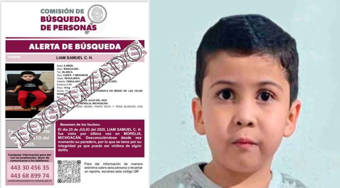 #UltimoMomento || ¡Buenas noticias! El niño de 6 años, Sam ha sido localizado tras días de incertidumbre