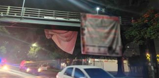 Sujetos colocan narcolonas en diferentes puntos de Morelia