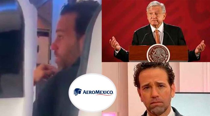#ALMOMENTO|| Carlos Loret de Mola es captado viajando en primera clase de Aeroméxico