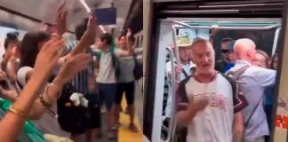 #VIDEO| Jóvenes mexicanos responden con música a acto de discriminación en el Metro de Roma