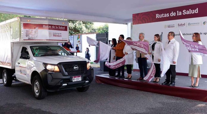 #GALERIA Bedolla arranca en Michoacán las Rutas de la Salud para la distribución de medicamentos