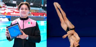 #VIDEO || Osmar Olvera regresa a México tras ganar cuatro medallas en el Mundial de Clavados en Singapur y es recibido con mariachi 🇲🇽🥇🎺