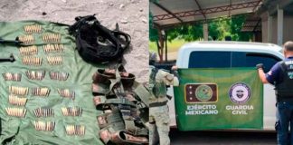 SSP y Defensa aseguran vehículo robado y armamento en La Huacana