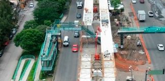 Puente peatonal de Mercado de Abastos será reubicado, será trasladado a Villas de la Loma: SCOP