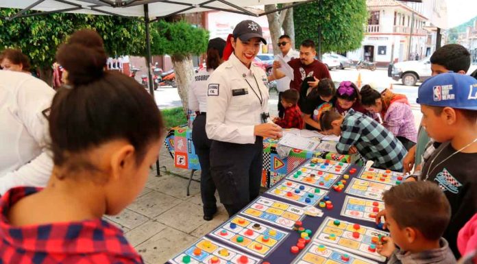 SSP lleva programa “Prevención en Acción” a niñas y niños de Huaniqueo