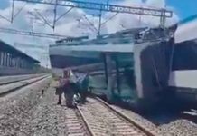 #VIDEO | Se descarrila vagón del Tren Maya en Izamal, Yucatán