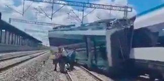 #VIDEO | Se descarrila vagón del Tren Maya en Izamal, Yucatán