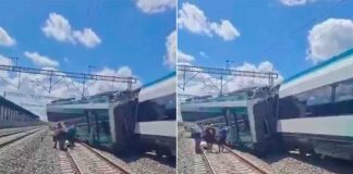#VIDEO || Impactantes imágenes muestra el momento exacto del descarrilamiento desde el interior del tren