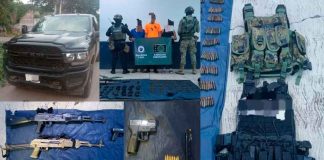 Tres detenidos con armamento en Operación Apatzingán: SSP