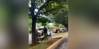 #VIDEO || Se registra choque entre 2 autos en el Libramiento Sur de Morelia