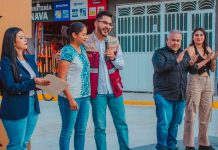 Alexis Velázquez inaugura la rehabilitación de la calle Hidalgo Poniente