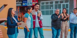 Alexis Velázquez inaugura la rehabilitación de la calle Hidalgo Poniente