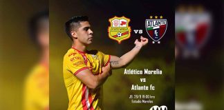 Atlético Morelia recibirá a Atlante en el Estadio Morelos