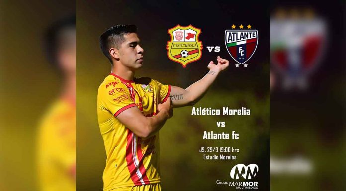 Atlético Morelia recibirá a Atlante en el Estadio Morelos