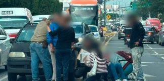 Peatona es atropellada en la Av. Madero Poniente de Morelia