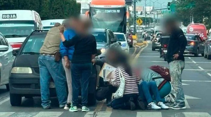 Peatona es atropellada en la Av. Madero Poniente de Morelia