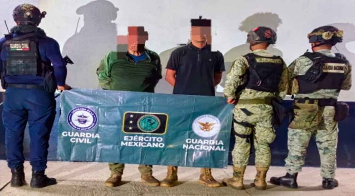 Dos hombres y armas aseguradas en Tierra Caliente: SSP