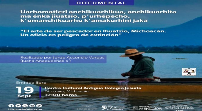 Colegio Jesuita de Pátzcuaro proyectará cinta sobre el oficio de pescador: Secum