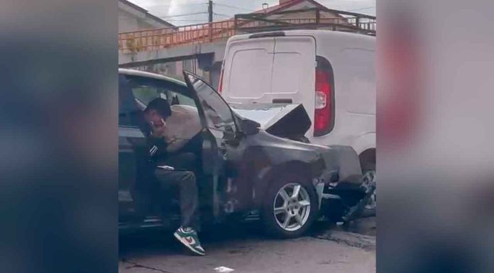 Se registra choque vehicular múltiple en la Av. Morelos Norte de Morelia