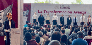 La presidenta de México, Clauida Sheiumbaum rinde cuentas a michoacanos