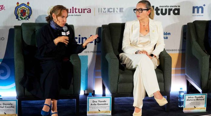 UMSNH y Festival Internacional de Cine de Morelia consolidan alianza; Yarabí Ávila firma convenio de colaboración