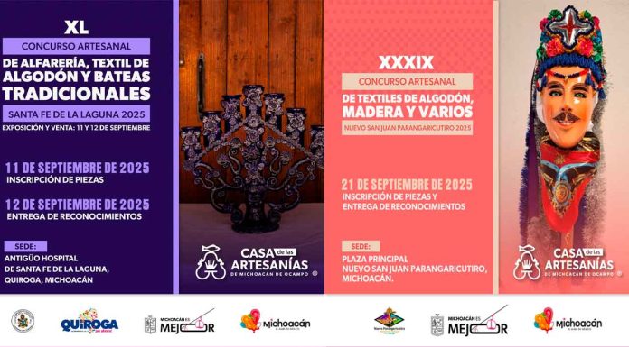 Conoce los 4 concursos artesanales que se llevarán a cabo en septiembre: Casart