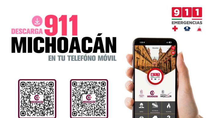 App 911 Michoacán, la forma más sencilla de pedir ayuda en una emergencia: SSP