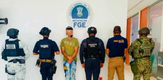 Un detenido por homicidio calificado en el estado de Michoacán: SSP