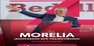 Bedolla detallará logros sin deuda pública en 4° informe de gobierno, en Morelia