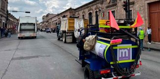 Gobierno de Morelia realiza operativo especial de limpieza, tras los festejos patrios