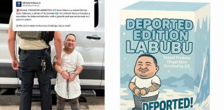 Casa Blanca genera polémica al usar muñeco Labubu para representar a migrante deportado